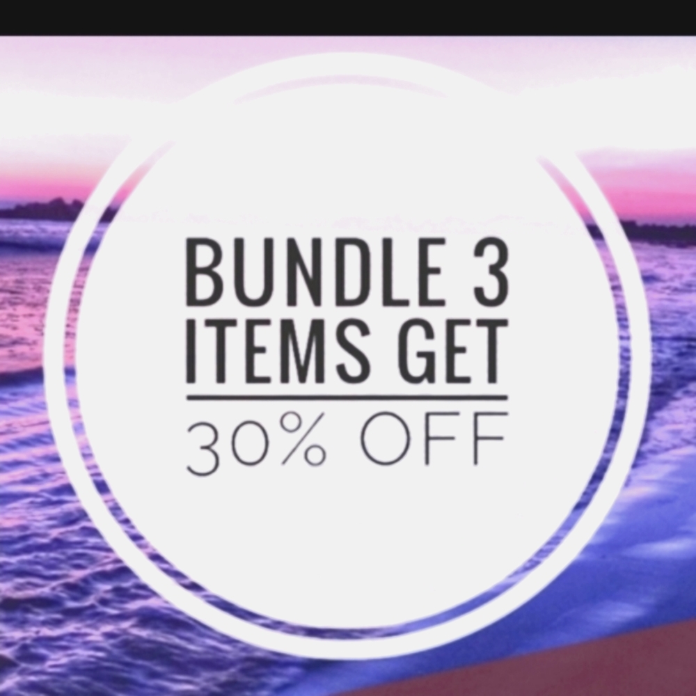 Bundle 3 and save 30%